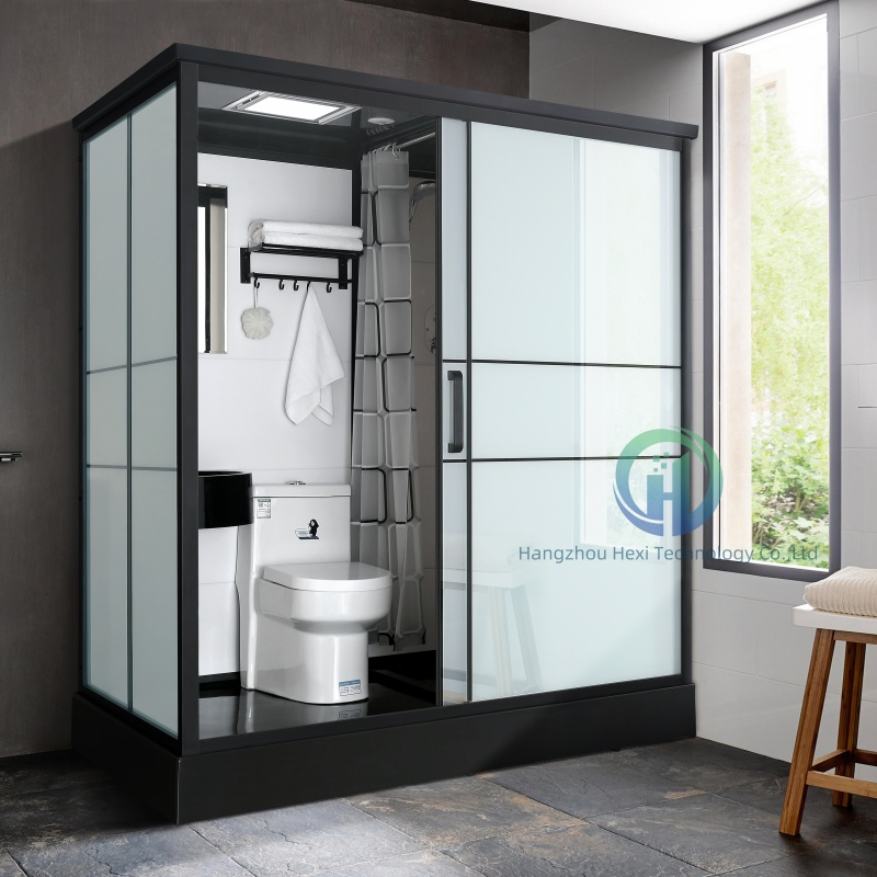 Modern Stylish High Quality Prefab Bathroom with Toilet for Shower