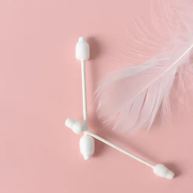 Customized Thick Thin Cotton Swabs with Wood Stick Bud