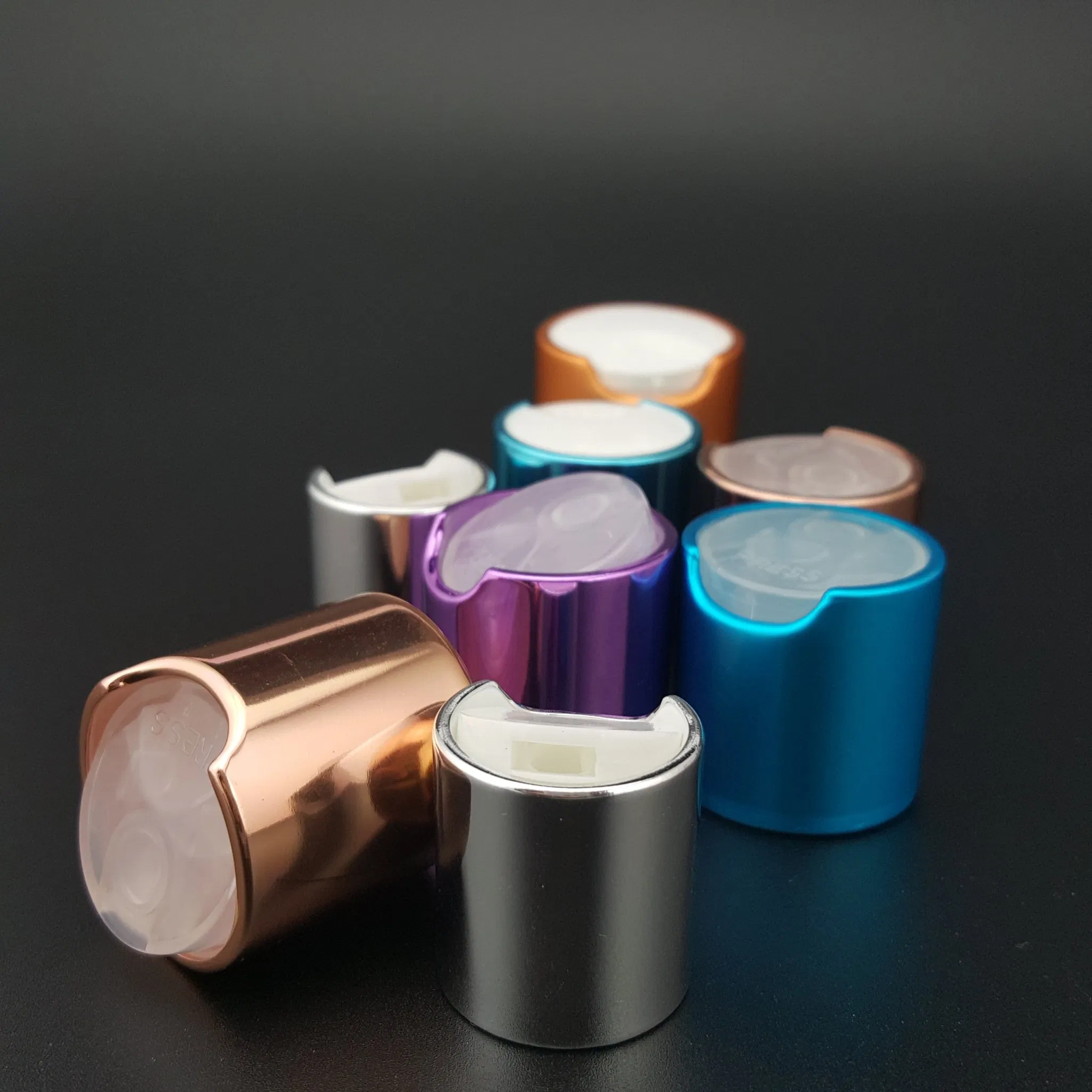 High Quality PP Aluminum Metal Disc Cap for Shampoo Bottle Cap