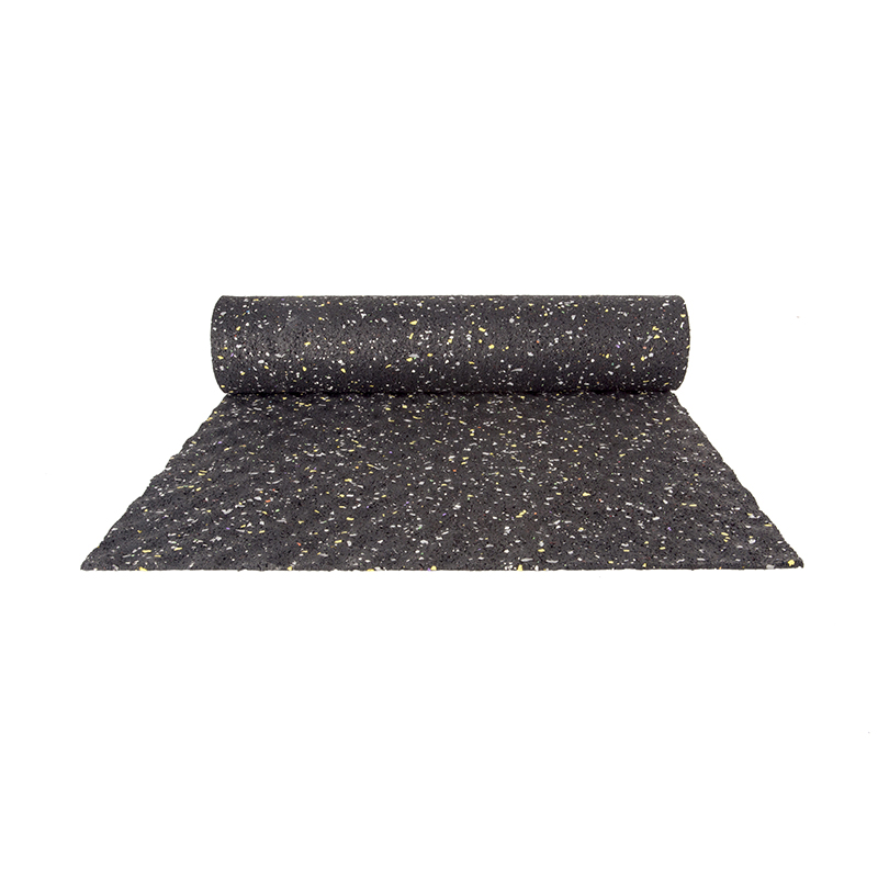 Factory Low Price Durable Soundproof Underlay Rubber Roll Eco-Friendly Underlayment Rubber Mat with Colorful Dots