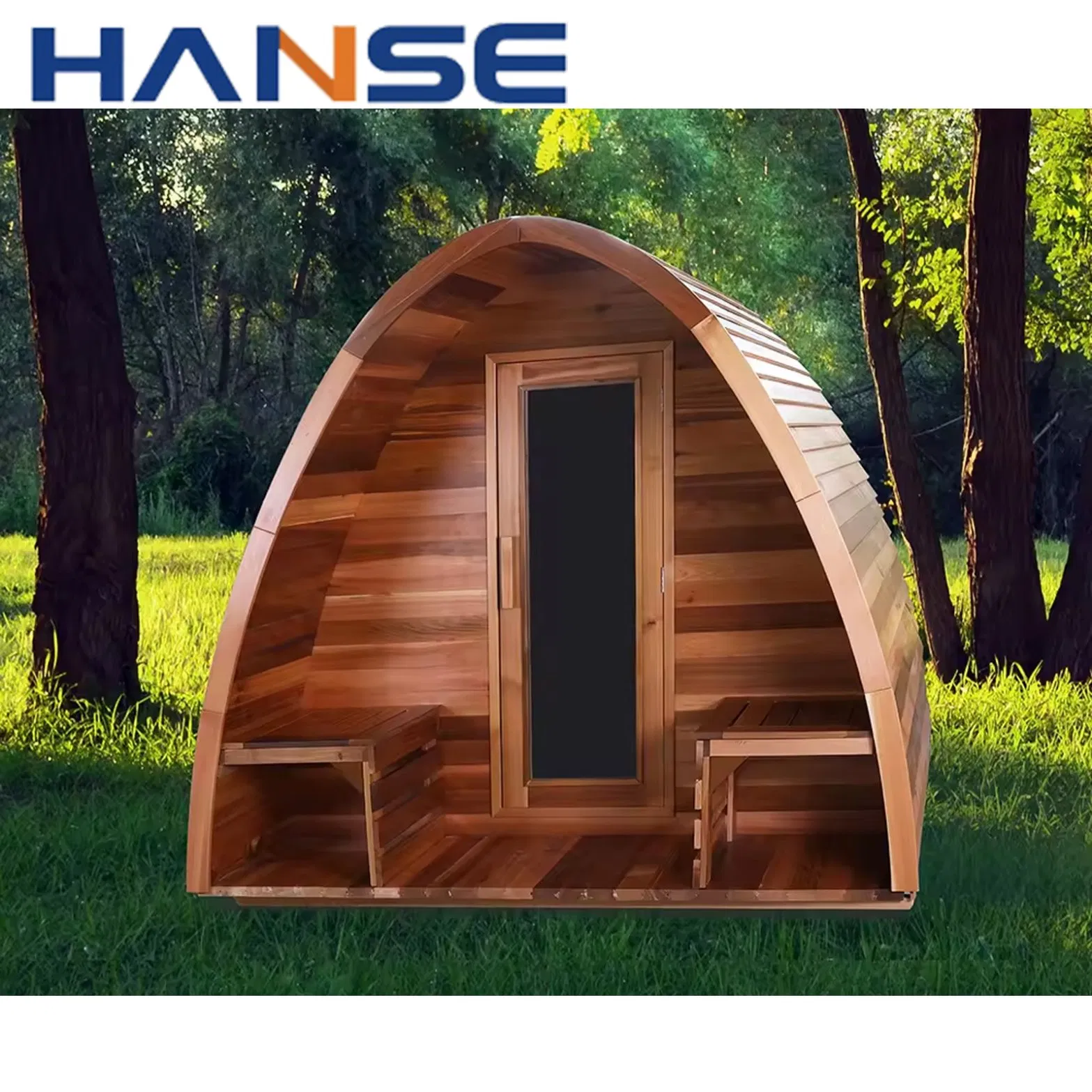 Индивидуальная сауна из финской сосны для улицы