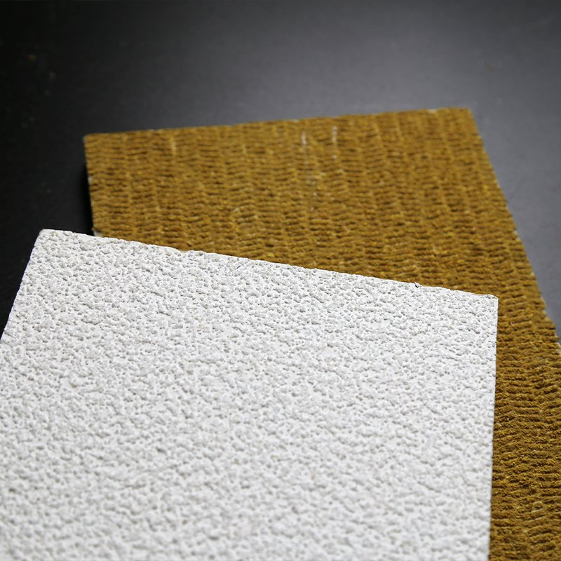Low-Voc Waterproof Mineral Fiber New Square Gypsum Ceiling Tiles with CE