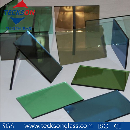 5mm Dark Blur Reflective Glass with Factory Price