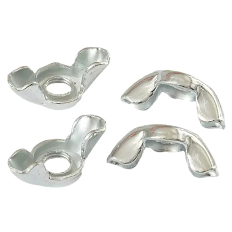 Гайка-бабочка полая 8-32 оцинкованная