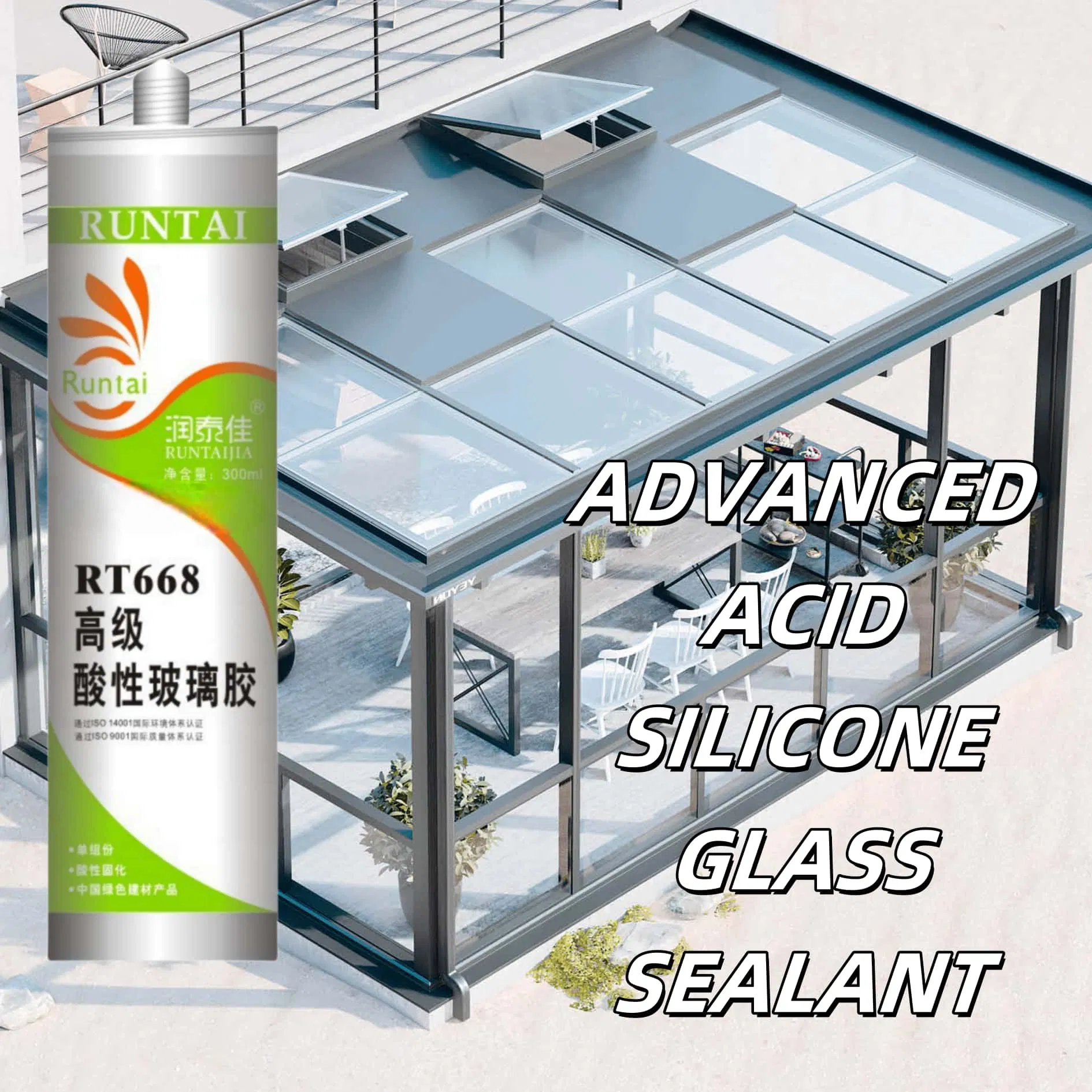 Fast-Setting Runtai Acetic Acid Silicone Sealant for Versatile Applications