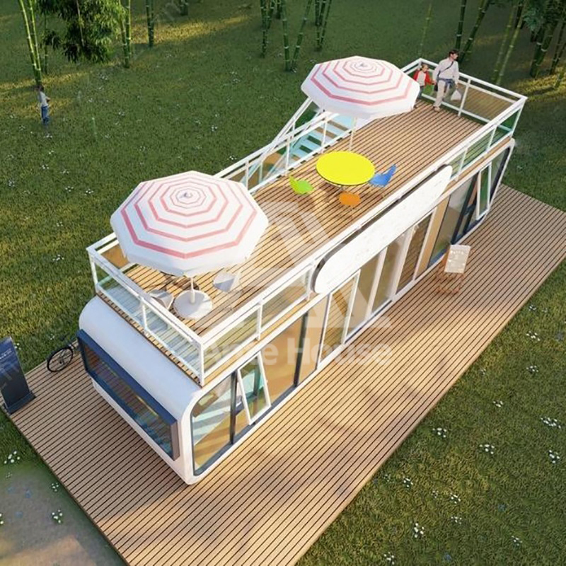 White or Customized Color Steel Structure Apple Cabin Prefabricated Prefab House