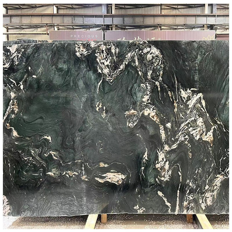 Brazilian Exotic Green Krypton Quartzite Slabs