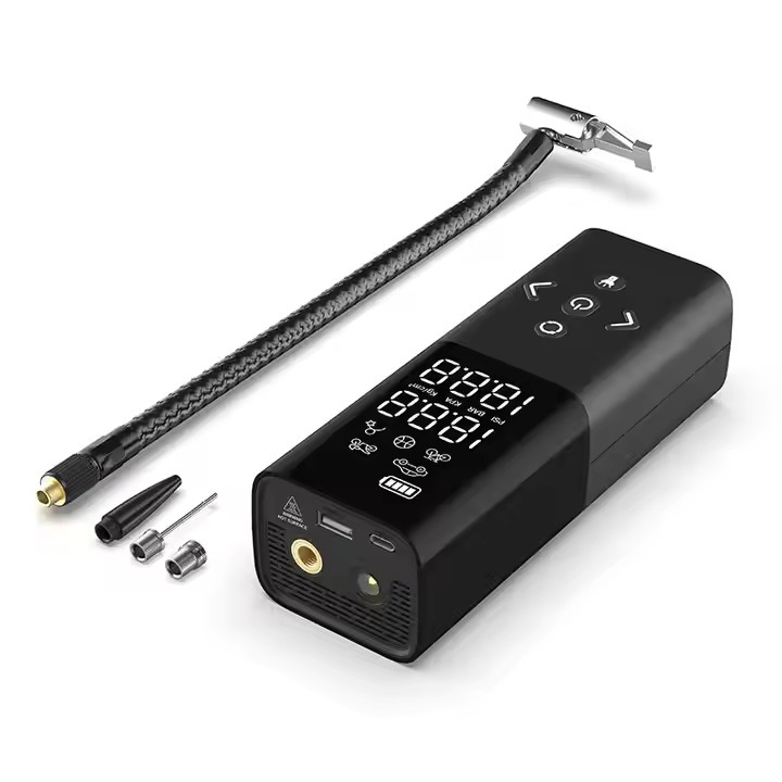 Мини-компрессор для шин автомобиля беспроводной, портативный