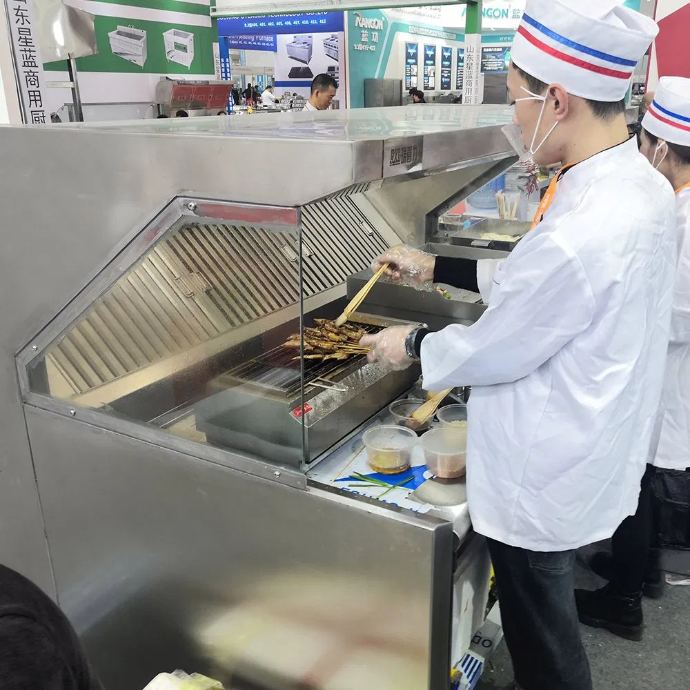 Mobile Cooking Station with Electrostatic Precipitator for Food Trailer Ventilation Needs