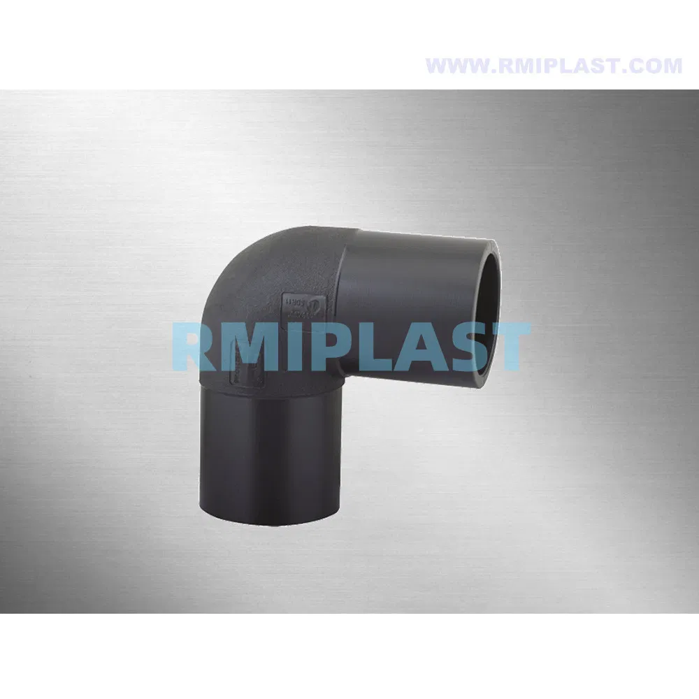 PE Cross of Butt Fusion SDR11 SDR17 HDPE Pipe Fittings Welding Equal Tee Four Way Fitting for Water Supply