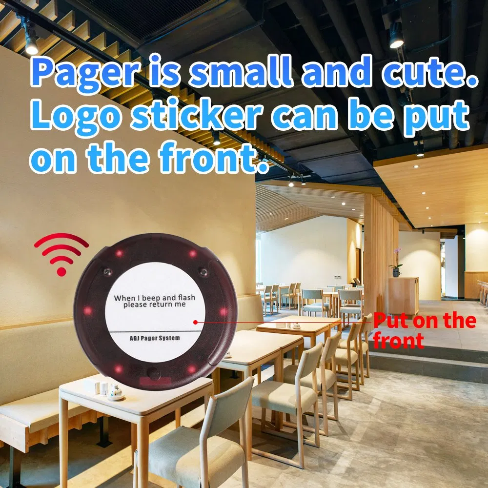 Bct-9303 Wireless Guest Queue Calling Restaurant Pager System, 20 Food Truck Beepers Buzzers