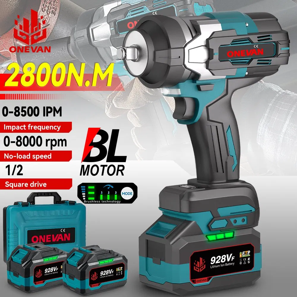 Беспроводной ударный гайковерт Qizao 18В, 1700 Н·м