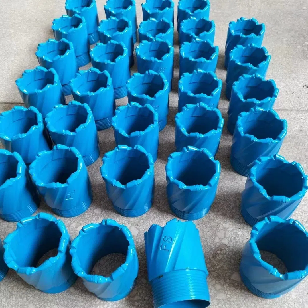 75mm Spiral Alloy Steel Wear Material PDC Drill Bit