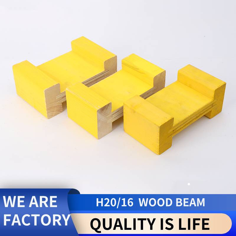 China Cheap Yellow High Quality Concrete H20 Formwork Wood Beam Plywood H20 Wood Timber Beam