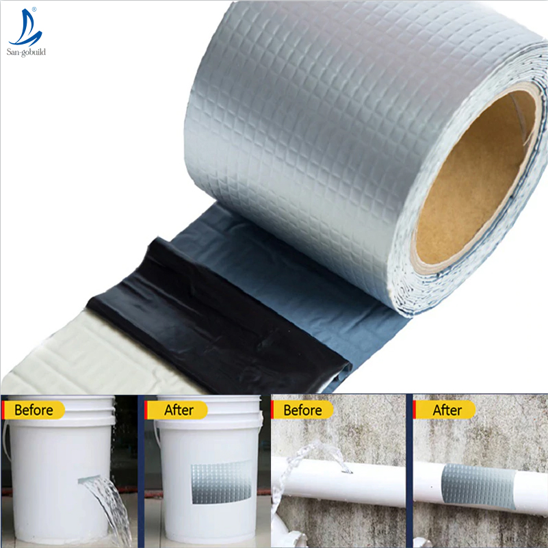 5 Meter High Quality Aluminum Foil Butyl Rubber Waterproof Adhesive Sealing Mastic Roofing Sealant Tape for Roof Leak Repair