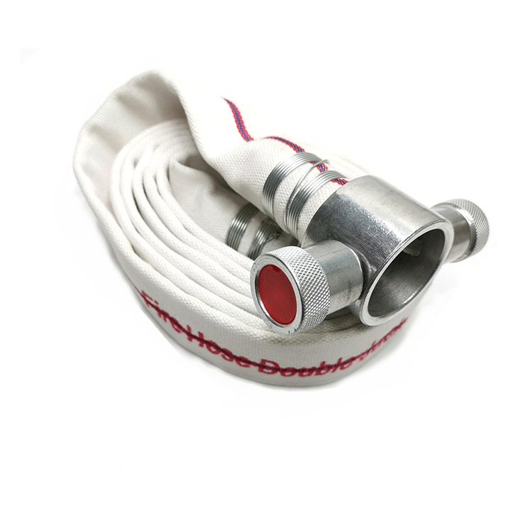 Manufacturers of 4 Inch Rubber Coated Fire Canvas Garden Agricultural Water Hose DIN 14811