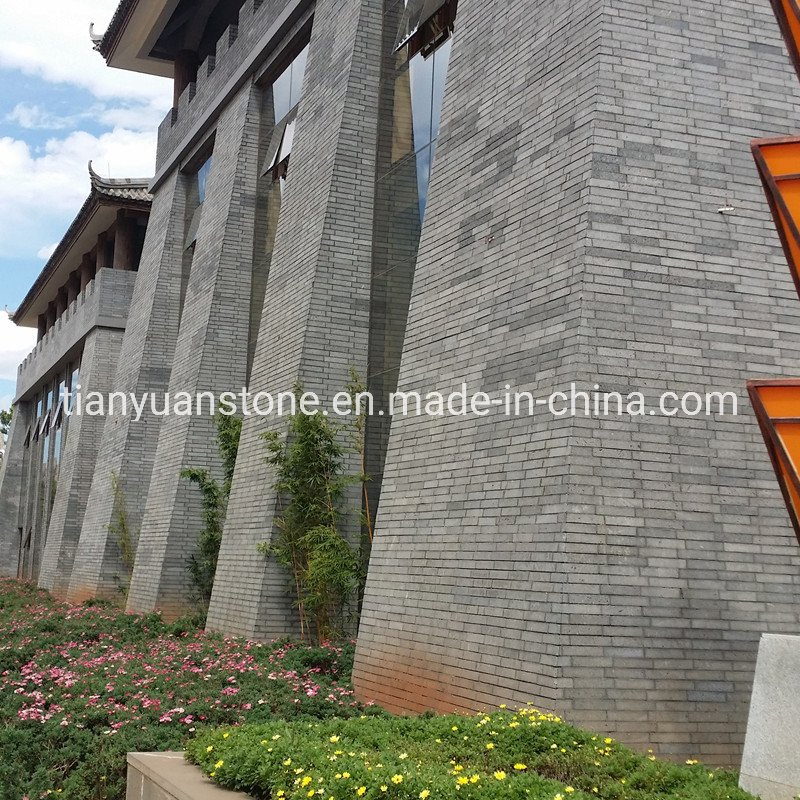 Hainan Grey/ Black Basalt Anti Slip Floor Tiles for Outdoor Paving