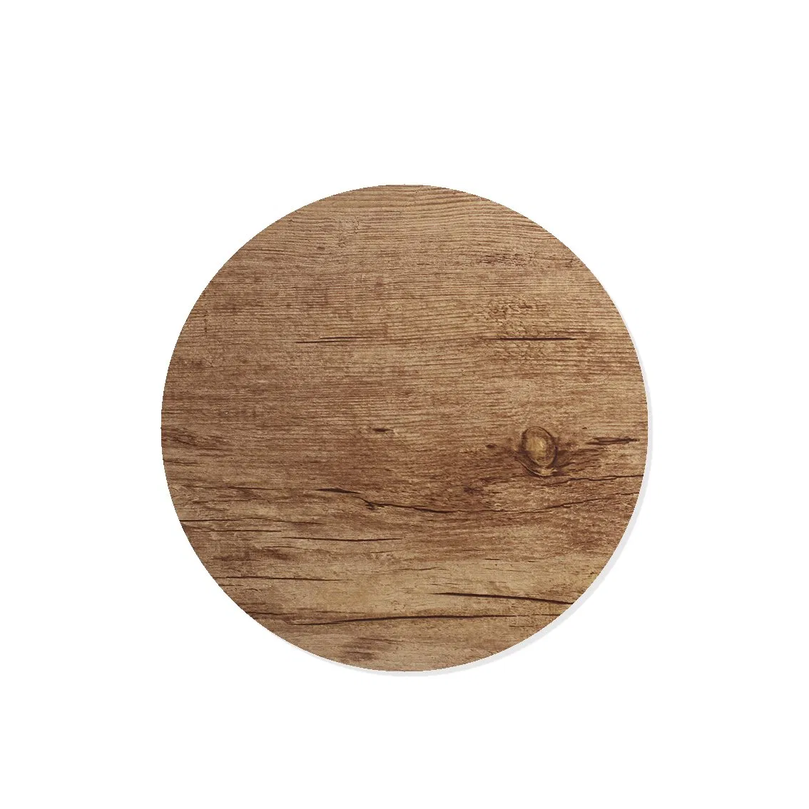 PVC Wood-Grain Leather Placemat Pad Dining Table Mat Decor Mat Heat Insulation Placemats