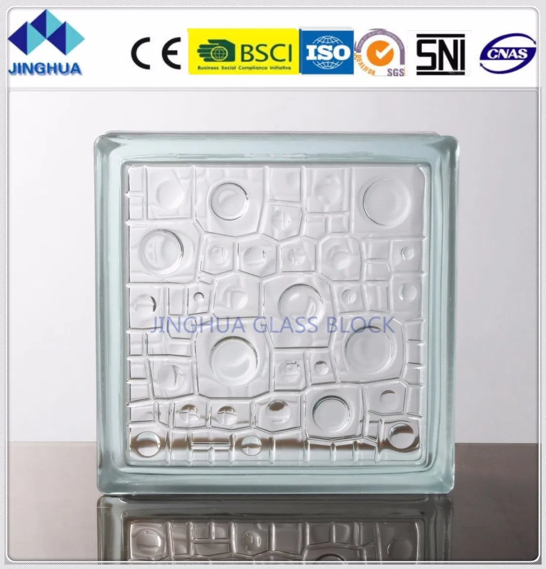 Best Quality Sea Wave Clear Glass Block/Brick