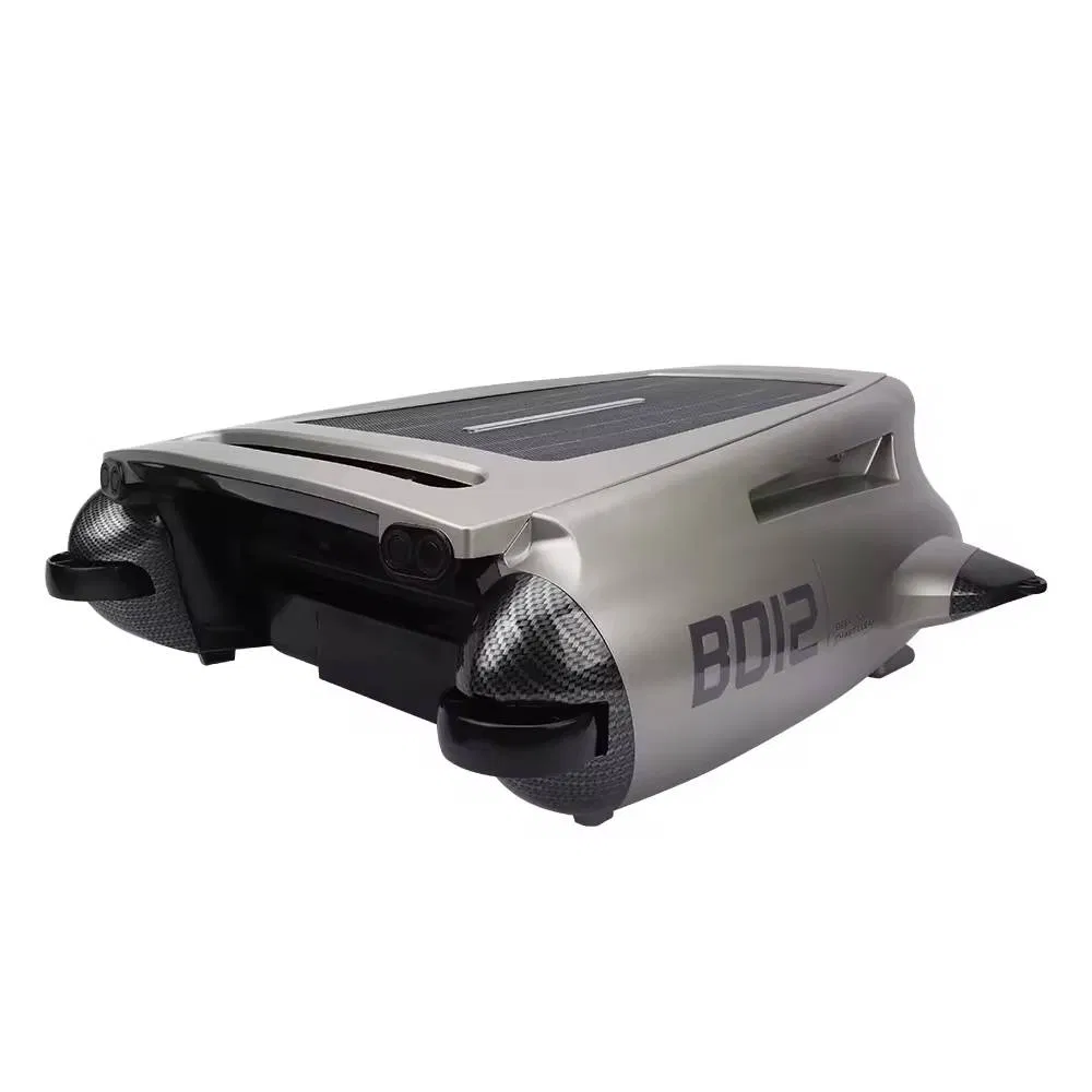 Glgw Solar Powered Robotic Pool Surface Skimmer Cleaner Dual Charging Automatic Pool Vacuum Tool