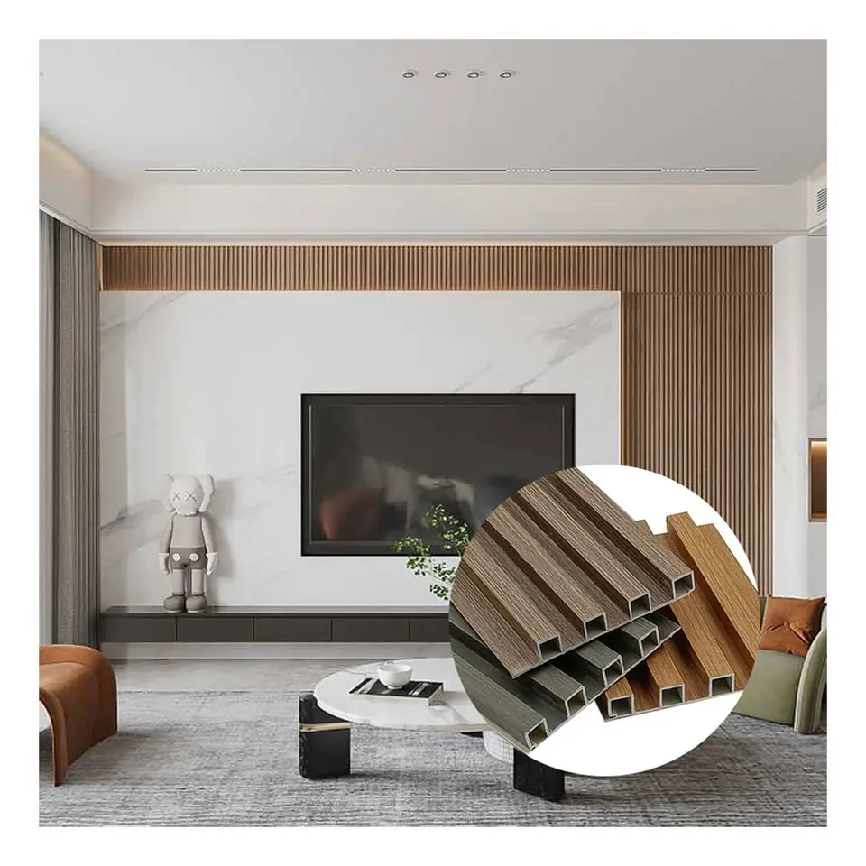 Mexytech Outdoor Wood Plastic Wall Panel/ WPC Wall Cladding/Exterior Wall Covering