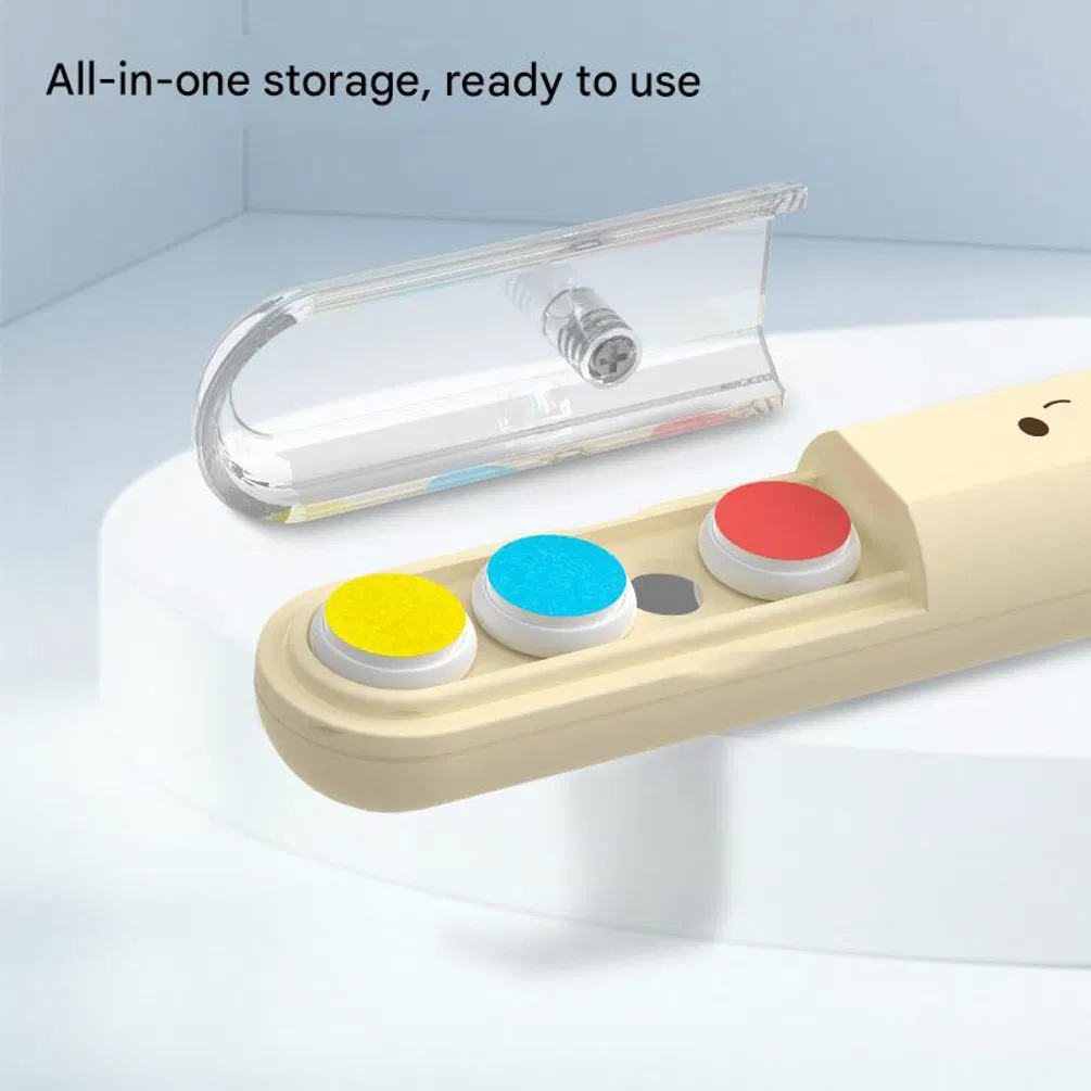 Type-C Rechargeable ABS Nail Polisher Baby Care Nail Grinder Wireless Electric Baby Nail Trimmer with LED Light