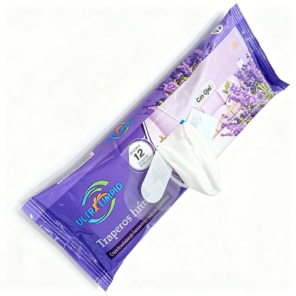 Esun Multi Surface Disposable Wet Floor Wipes for Squeegee