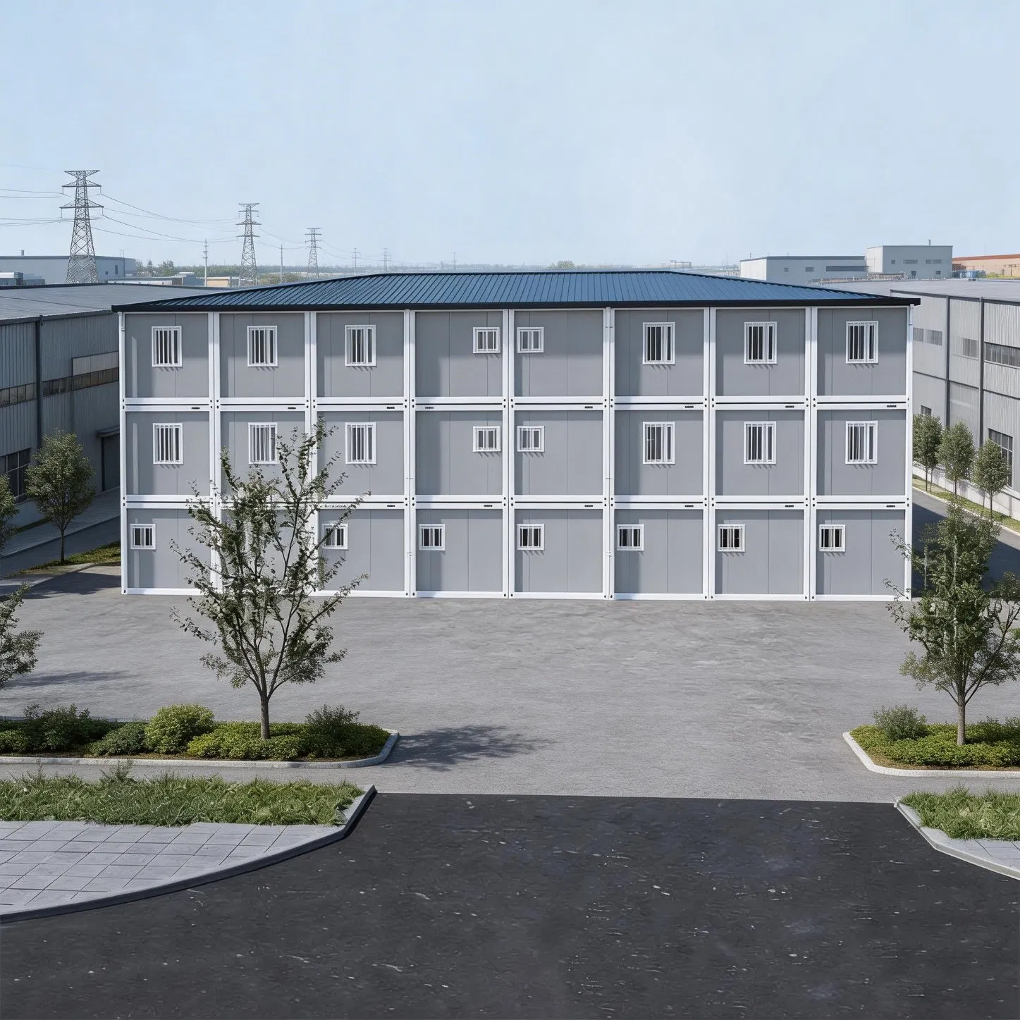 Cost Effecitive Integrated Container House Building Modular Apartment Fast Built Prefabricated House