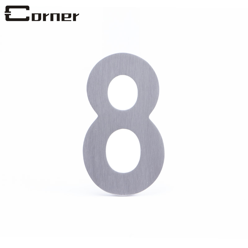 Outdoor Indoor Self Adhesive Mailbox Door Address House Number Stickers for Office