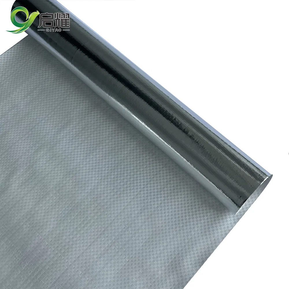 Aluminum Foil PE Woven Heat Resistant Ceiling Material Wall Wrap