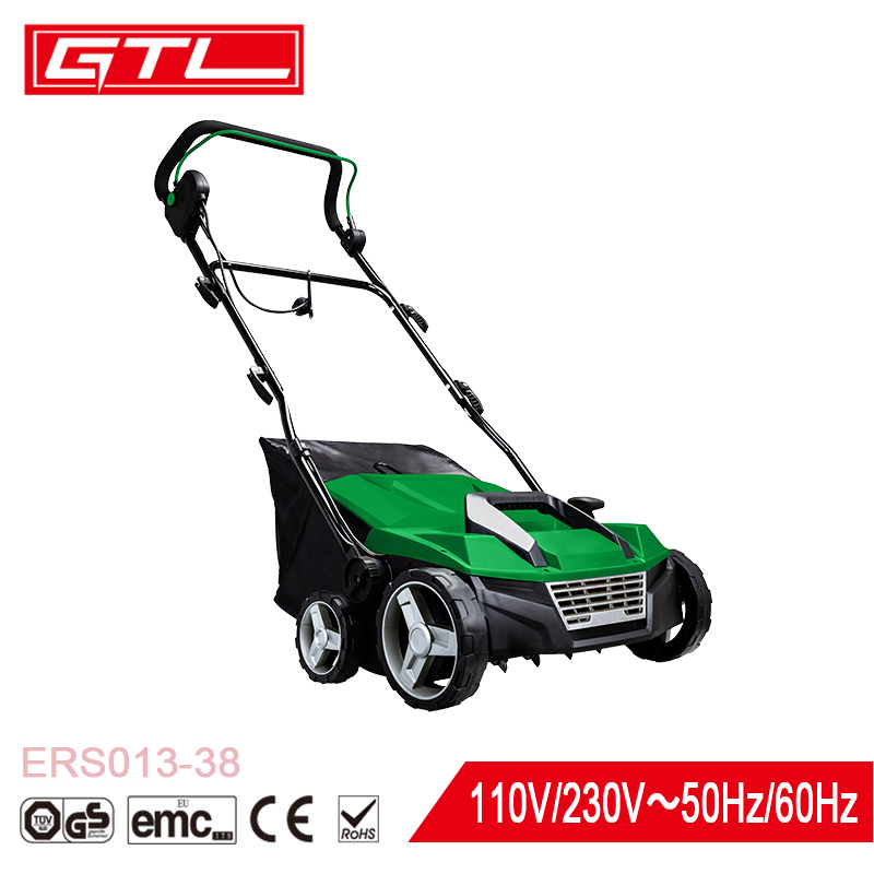 13A Electric Raker and Scarifier with 45L Collection Bag for Garden Tool (ERS013-38)