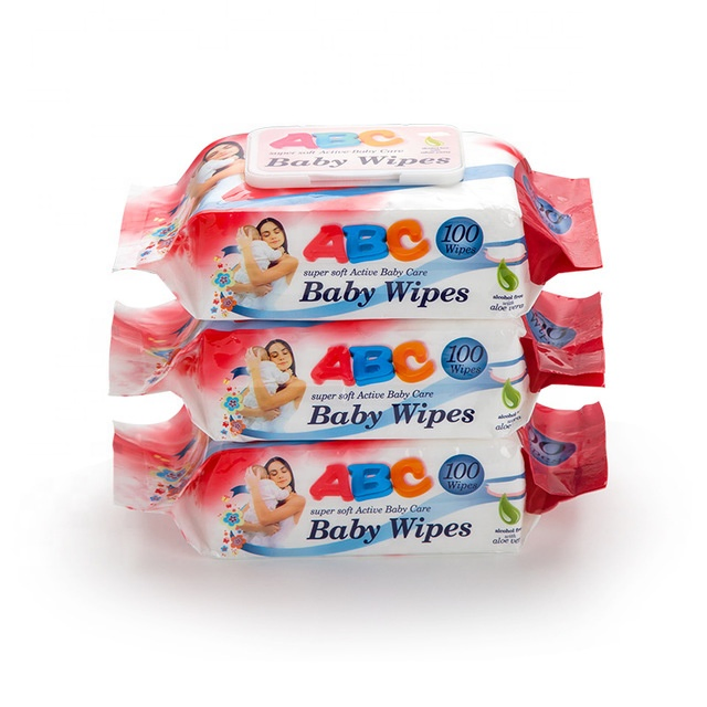 Wholesales ABC Cleaning 100 PCS Baby Wet Wipes