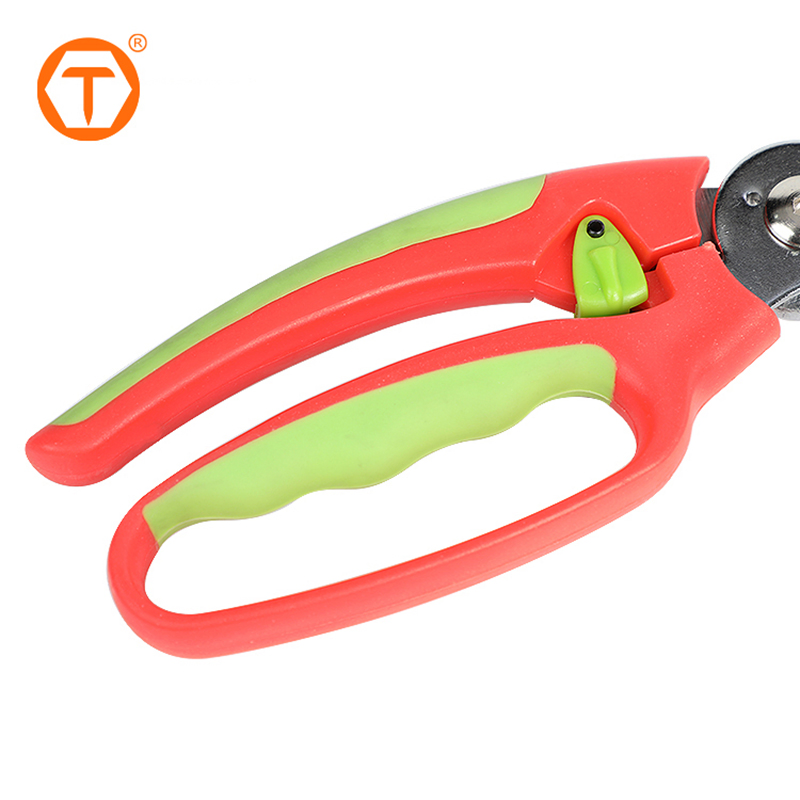 Carbon Steel High Quality Secateurs Garden Curved Scissors Pruning Shears for Tree Trimming