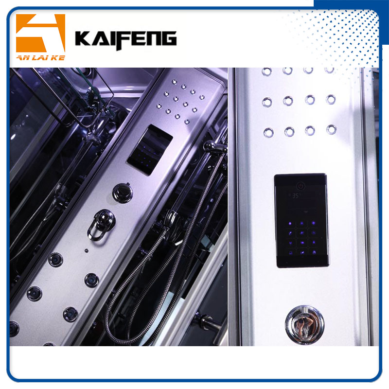 Modern Computerized Corner Glass Steam Shower Cabin (GT0513C)