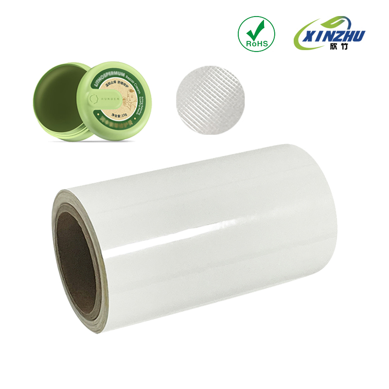 Jumbo Roll Grid Glue Pet Self-Adhesive Paper Bottle Cap Label Material