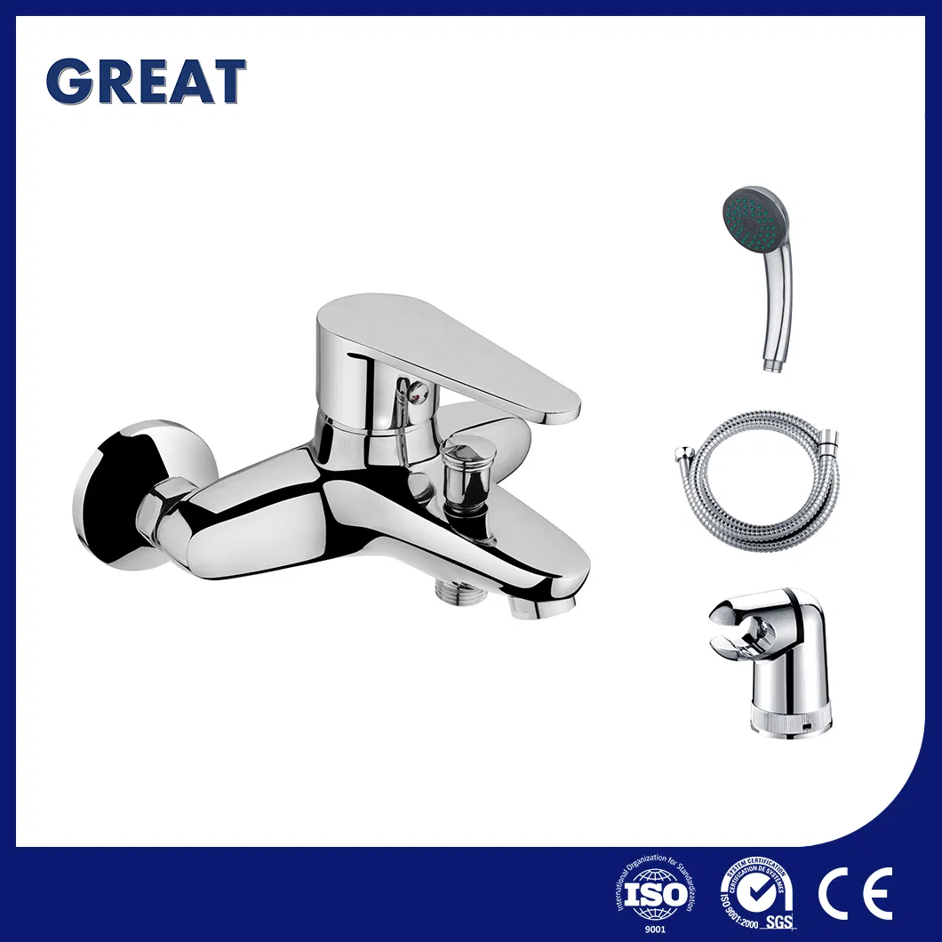 Great Single Hole Bathroom Faucets Manufacturing Good Price Bath Shower Faucet Gl9303A93 Chrome Single Lever Bath Faucet No Rust Chrome Handles Bath Faucet