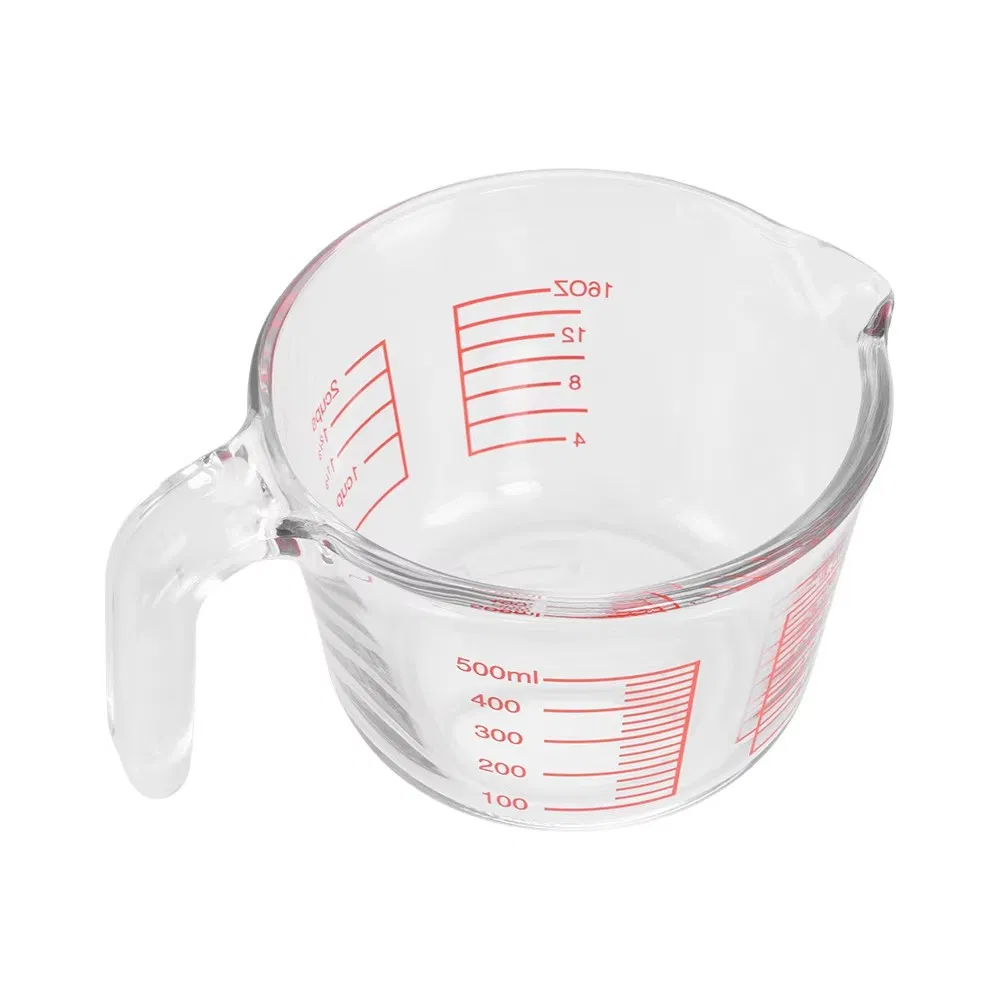 8oz/16oz/32oz Glass Cup for Kitchen Baking Hotels Restaurants 500ml Beaker