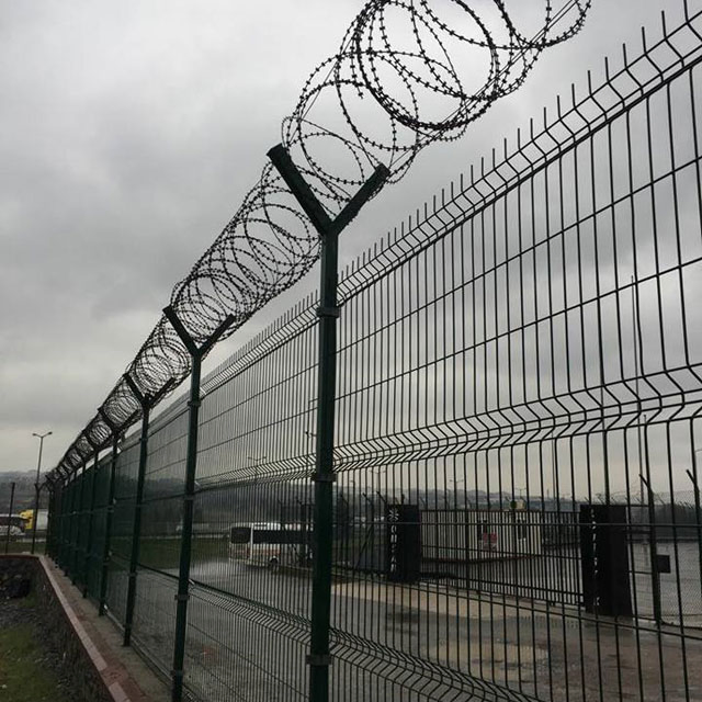 Hot Sale High Security Airport Fencing Prison Mesh Fence / Airport Fencing