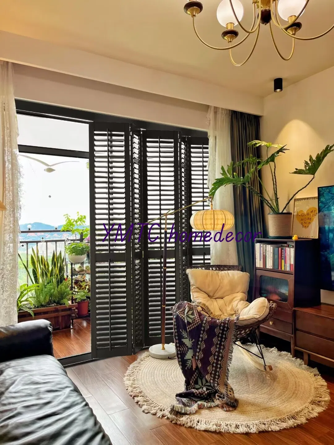 Paulownia Wood Plantation Shutters Timber