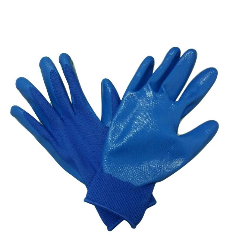 Floral Ladies Palm Coated Nitrile Gloves Gardening Gloves Work Glove