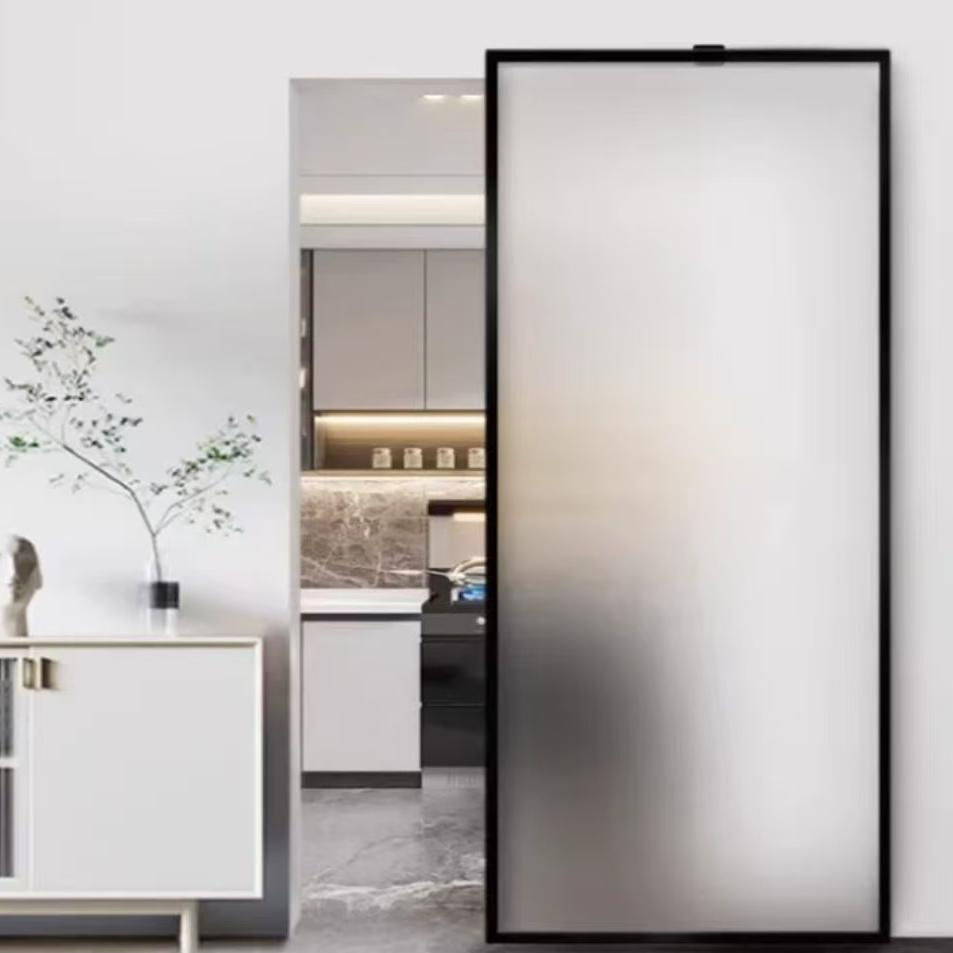 High-Quality Bathroom Aluminum Frame Safe Sliding Glass Sliding Shower Door