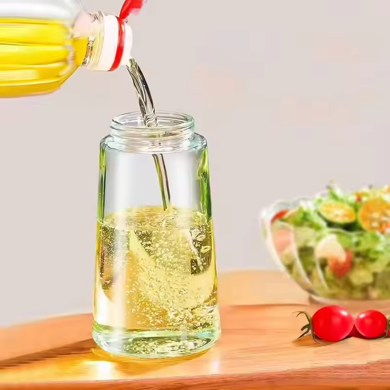 2 in 1 Olive Oil Dispenser Bottle 470ml Black Glass Spray and Pour Bottle for Precise Cooking Oil Control Healthy Kitchen Gadget