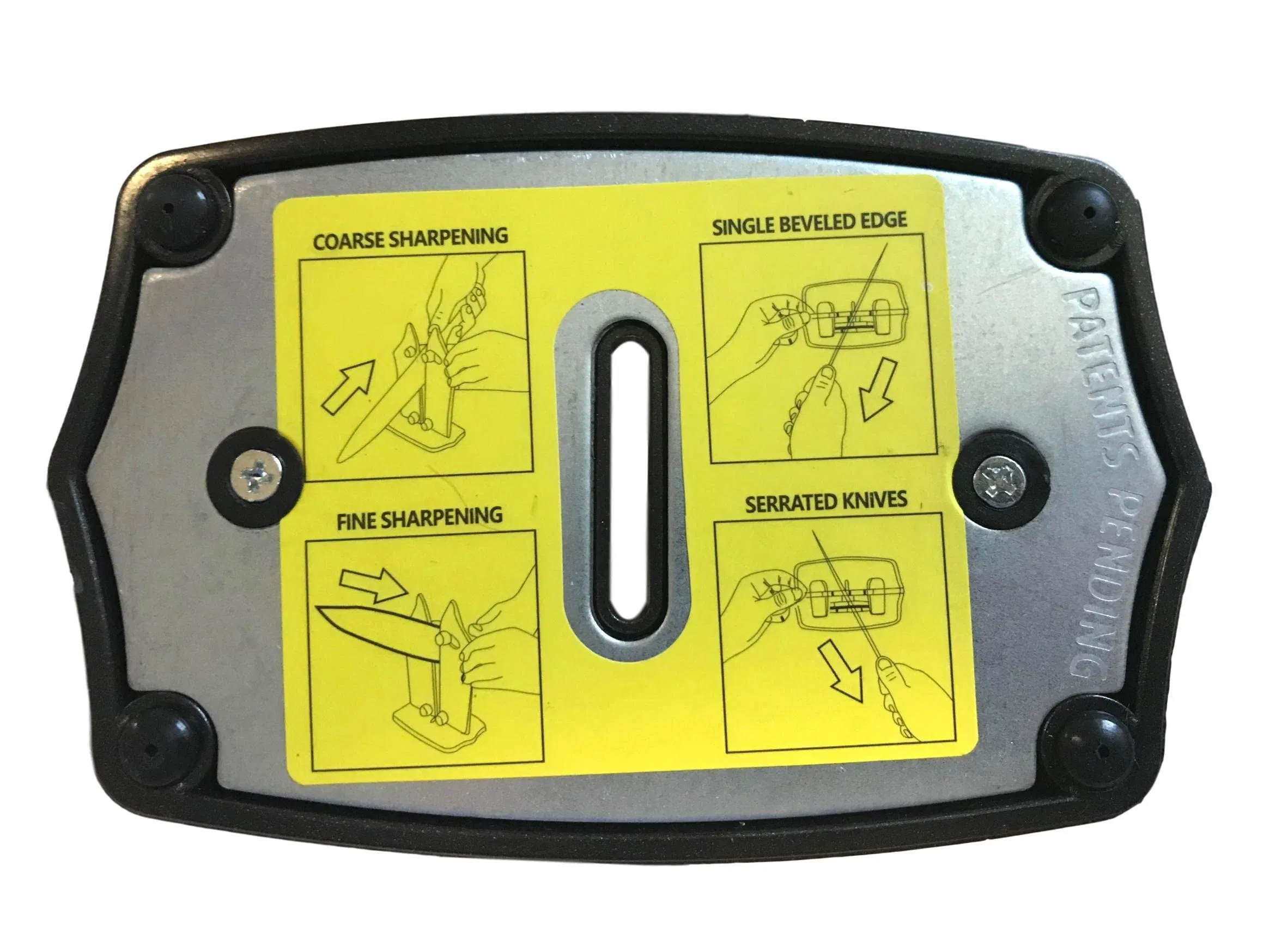 Edge Kitchen Knife Sharpener Bulb Head Sharpens Polishes Serrated Sharpener