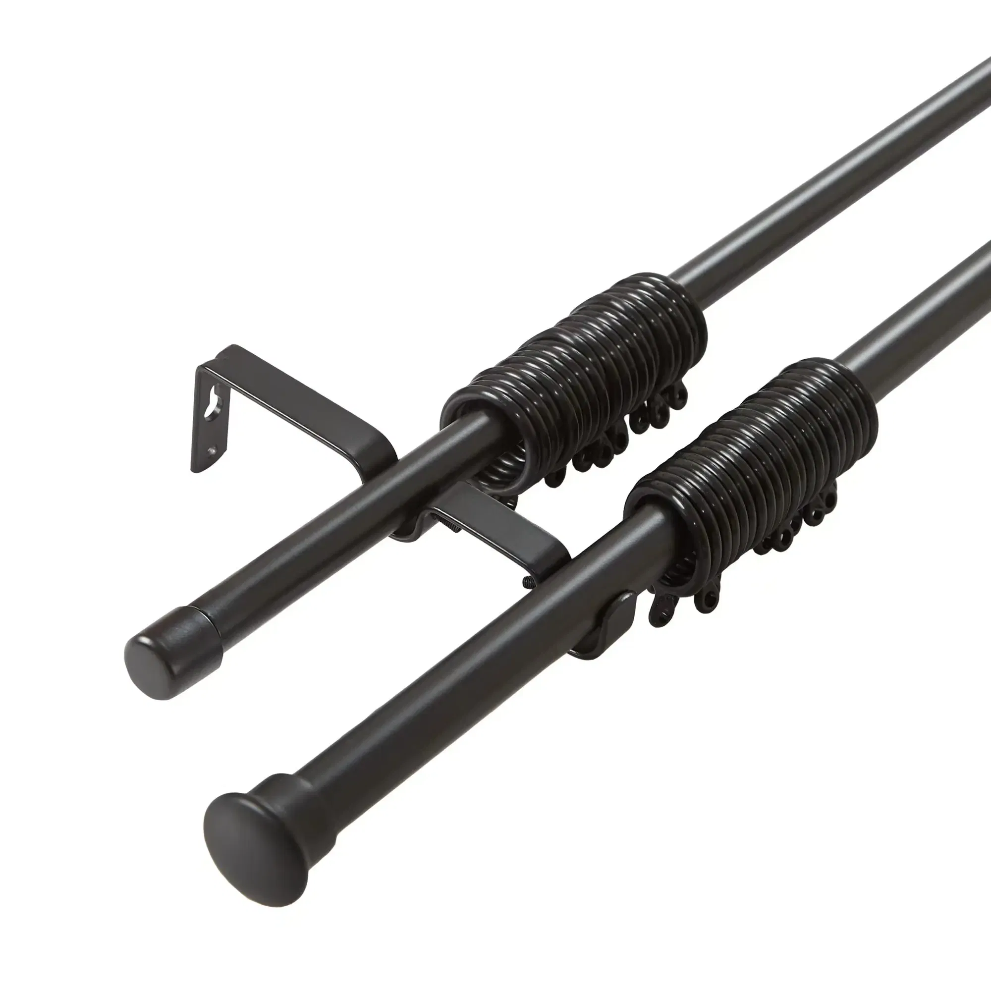 Multiple Uses Curtain Rods Adjustable Telescopic Curtain Rods Set