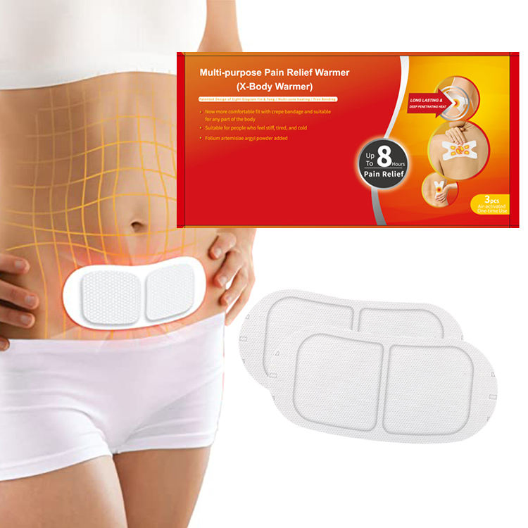 Good Quality Fast Heating Disposable Non-Woven Fabric Menstrual Pain Relief Heat Pack Warmer Patch