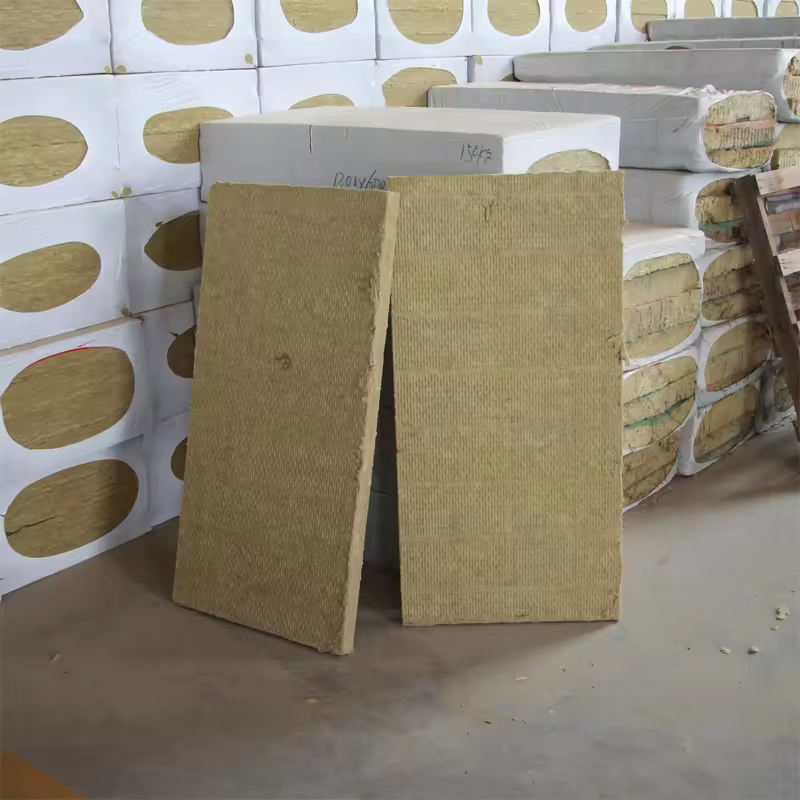 Guangdong Fire Protection Wholesale Eco-Friendly Building Exterior Fireproof Waterproof Soundproof Flame Retardant Rock Wool Board with R3.0 Insulation