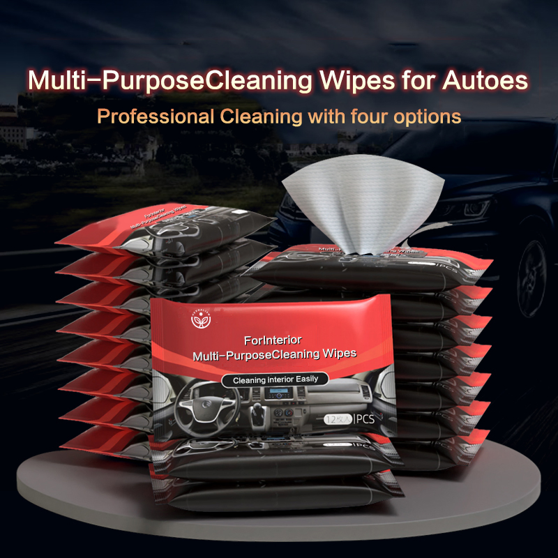 OEM Multi-Purposes Car Maintenance Cleaning Wet Wipes