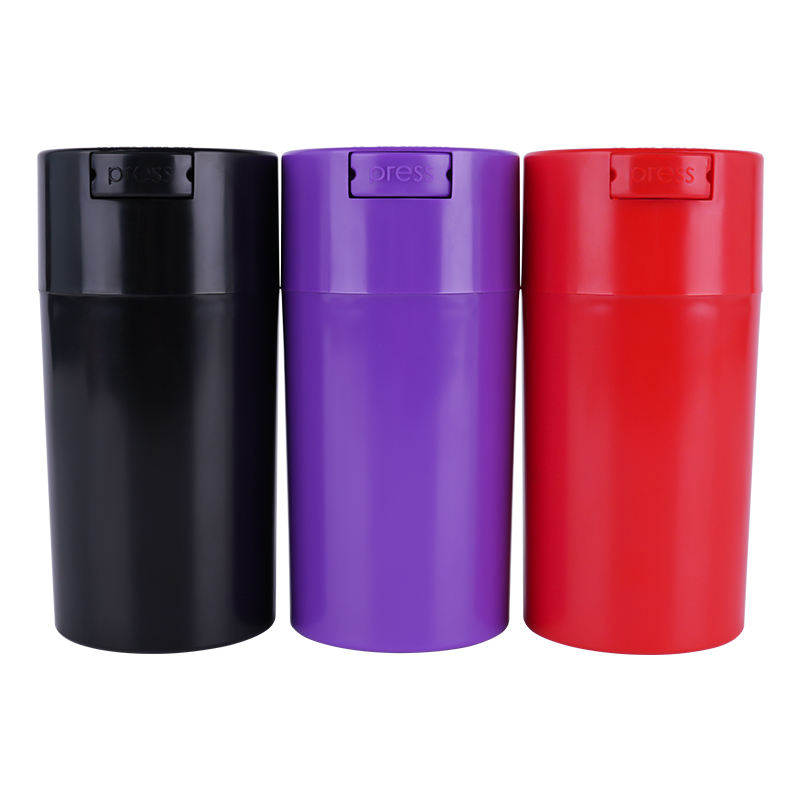 Wholesale Airtight Smell Proof Fresh Storage Plastic Jar Dry Herb Storage Jars