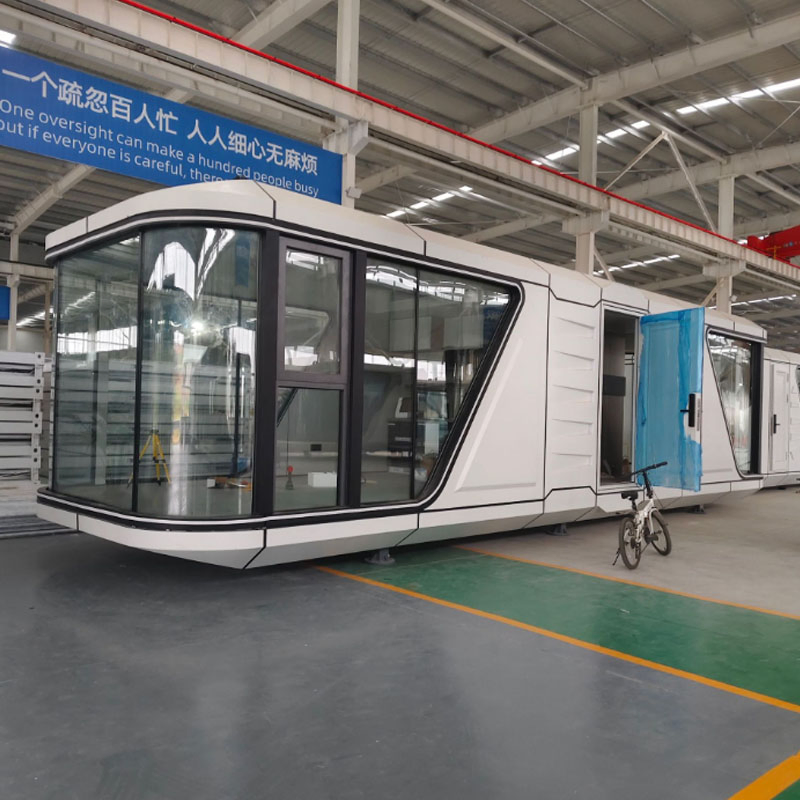 2024 Trending Prefab Tiny Mobile Home Cabin Modern Eco Mini Factory Space Capsule