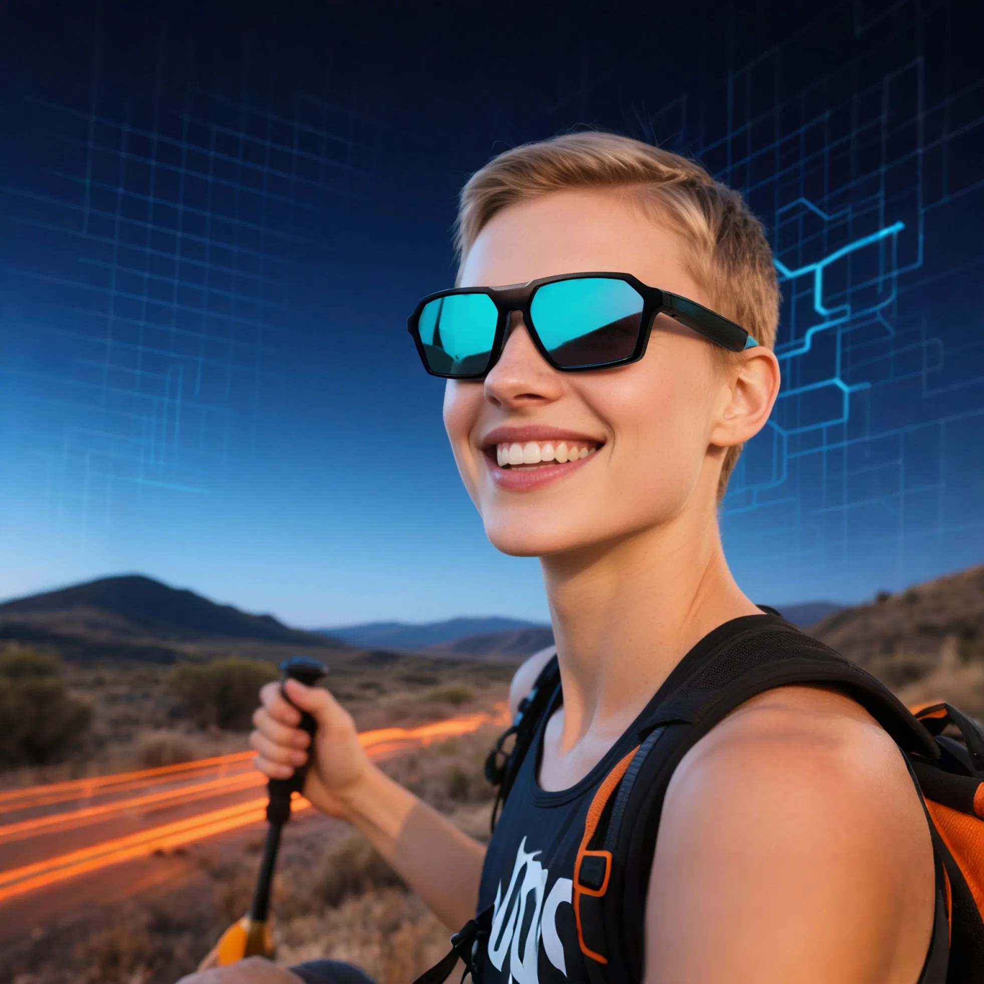 Умные очки с Bluetooth и стереозвуком